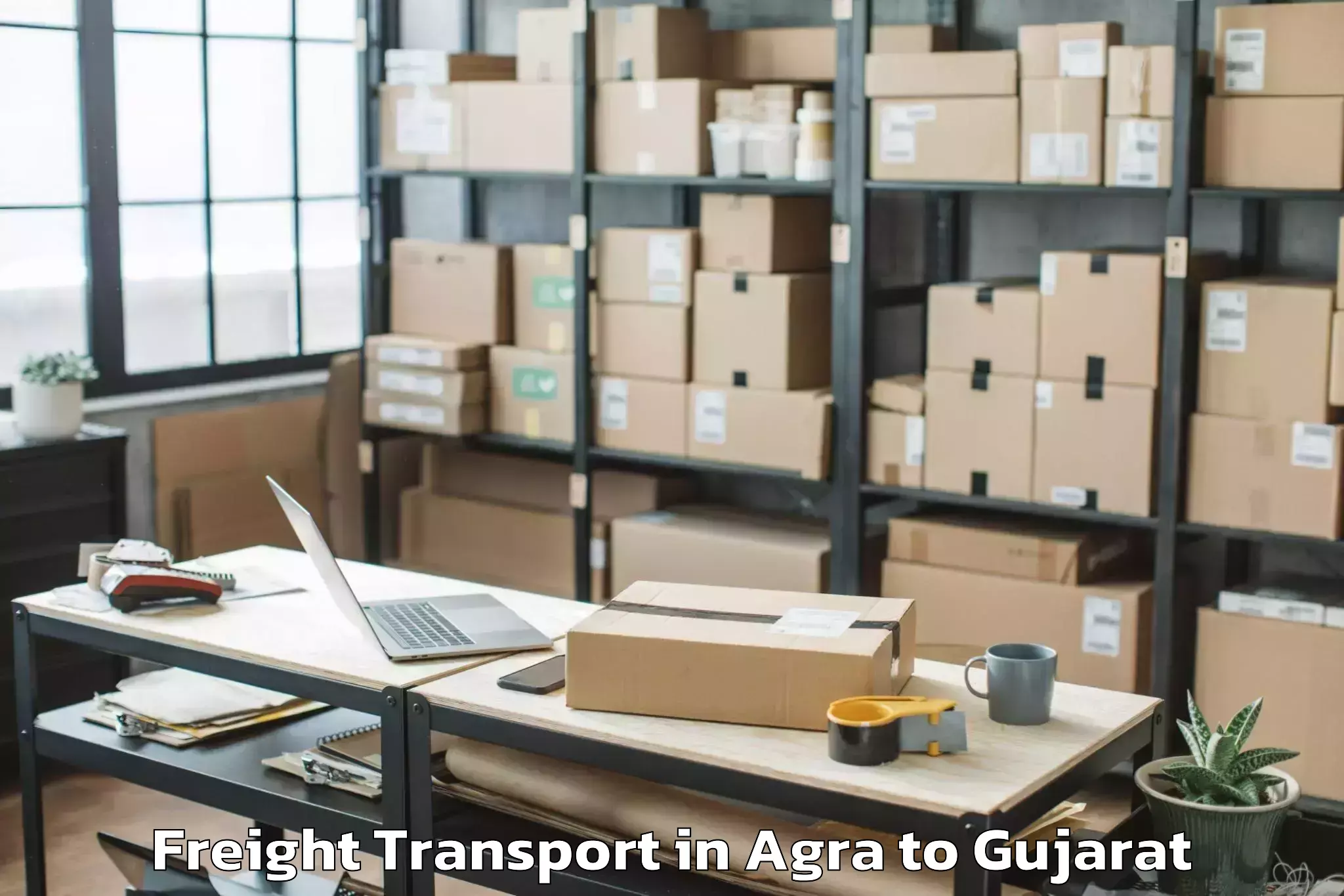 Leading Agra to Vallabh Vidyanagar Freight Transport Provider